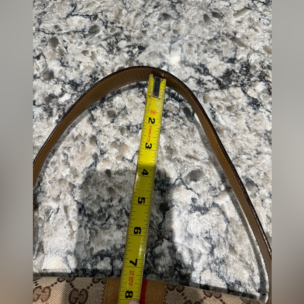 Gucci Jackie in Beige Canvas + Leather - Picture 5 of 14